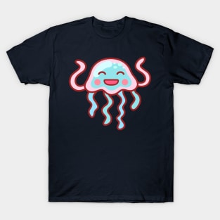 Dancing Cotton Candy Jellyfish Minimal T-Shirt